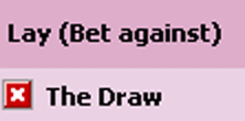 lay the draw