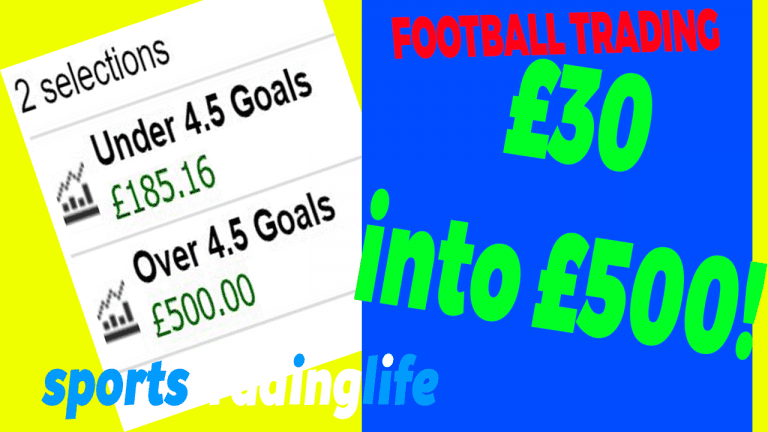 CRAZY Football Trading Video – £30 into £500 within 90 Minutes